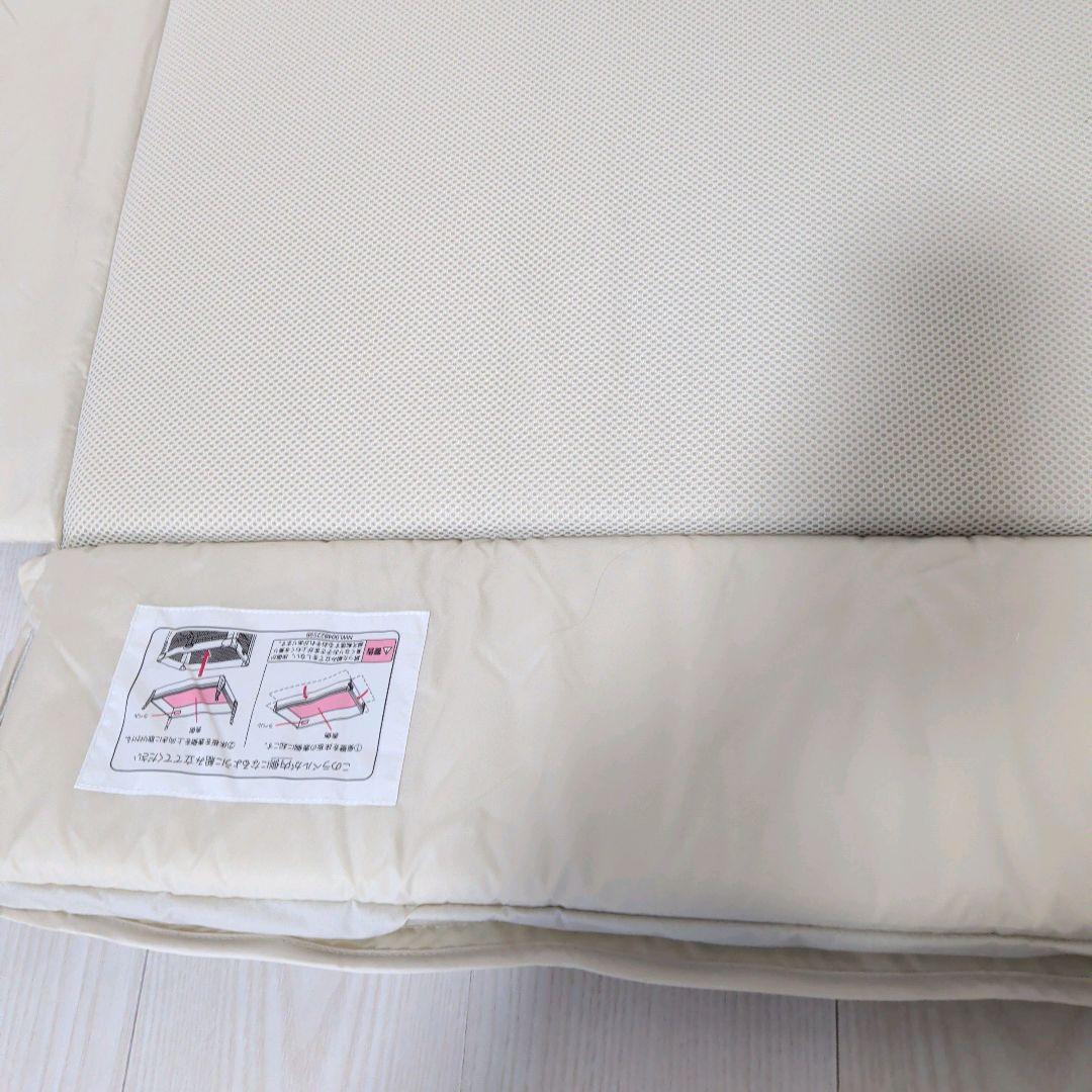 【美品】Aprica アップリカ ベビーベッド ココネルエアー ミルク