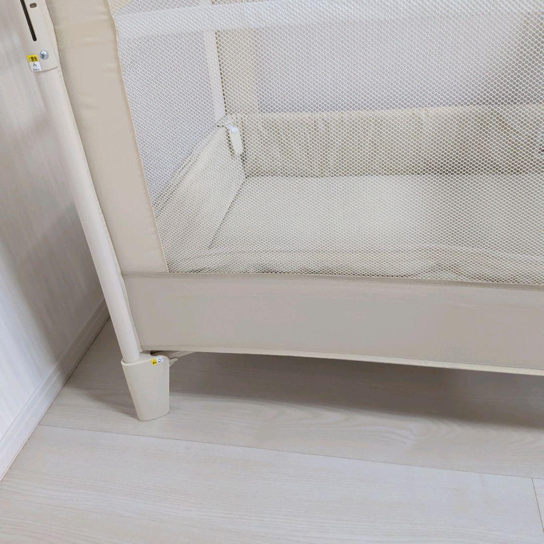 【美品】Aprica アップリカ ベビーベッド ココネルエアー ミルク