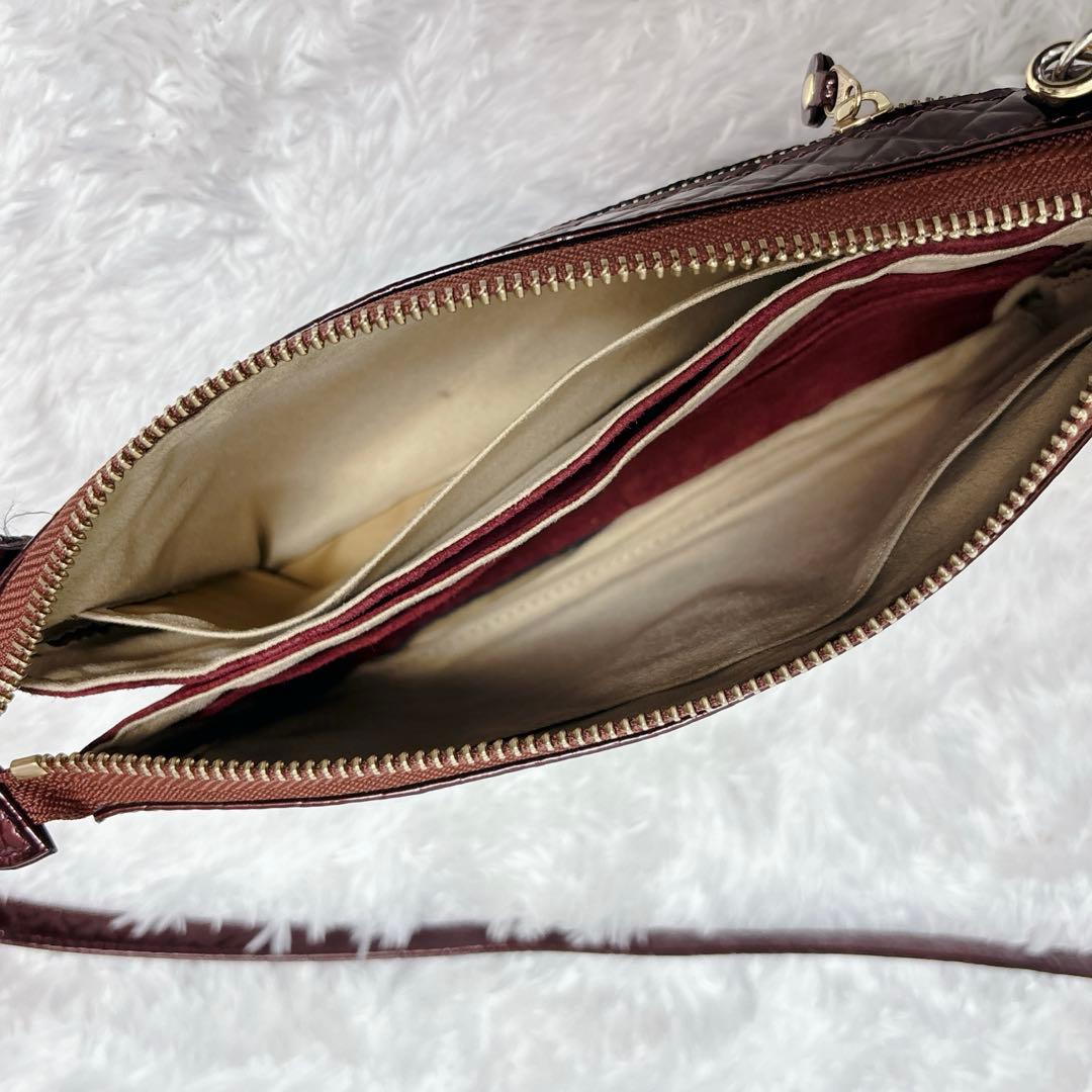 ATAO アタオ お財布ポシェット ブーブー クロス 財布 ワイン ショルダー