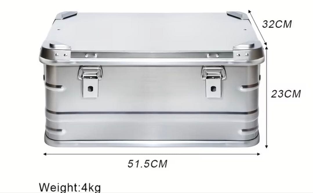 アルミコンテナ　キャンプ　アウトドア　新品