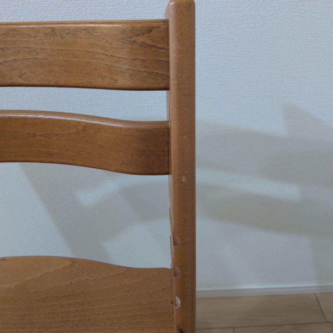 ＳＴＯＫＫＥ 値下げしました！！ 木製ハイチェア 高さ調整可能