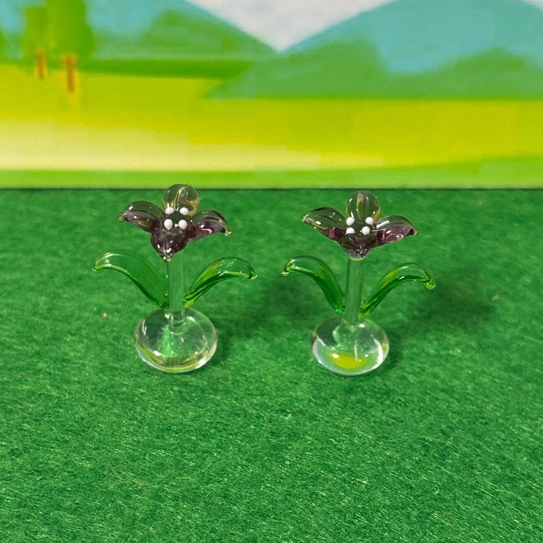 みるく。　ガラス細工　ミニチュア