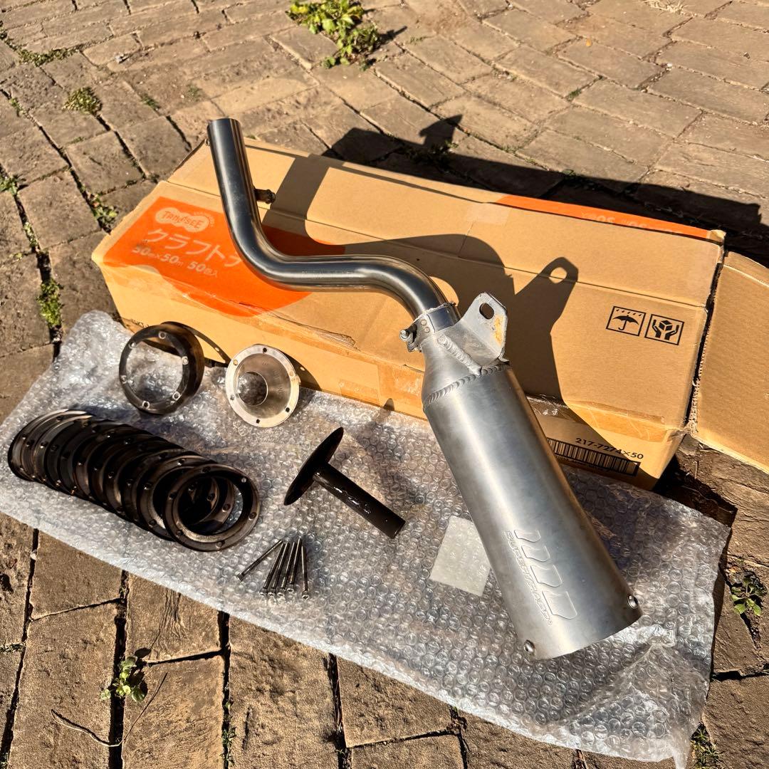 XR250R XLR250 スーパートラップマフラー　md20md22me06