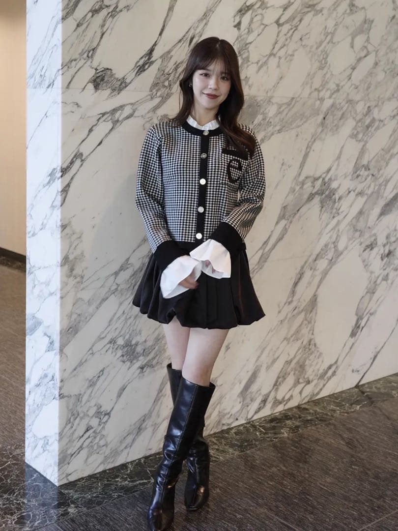 エイミーイストワール Attached collar カーディガン