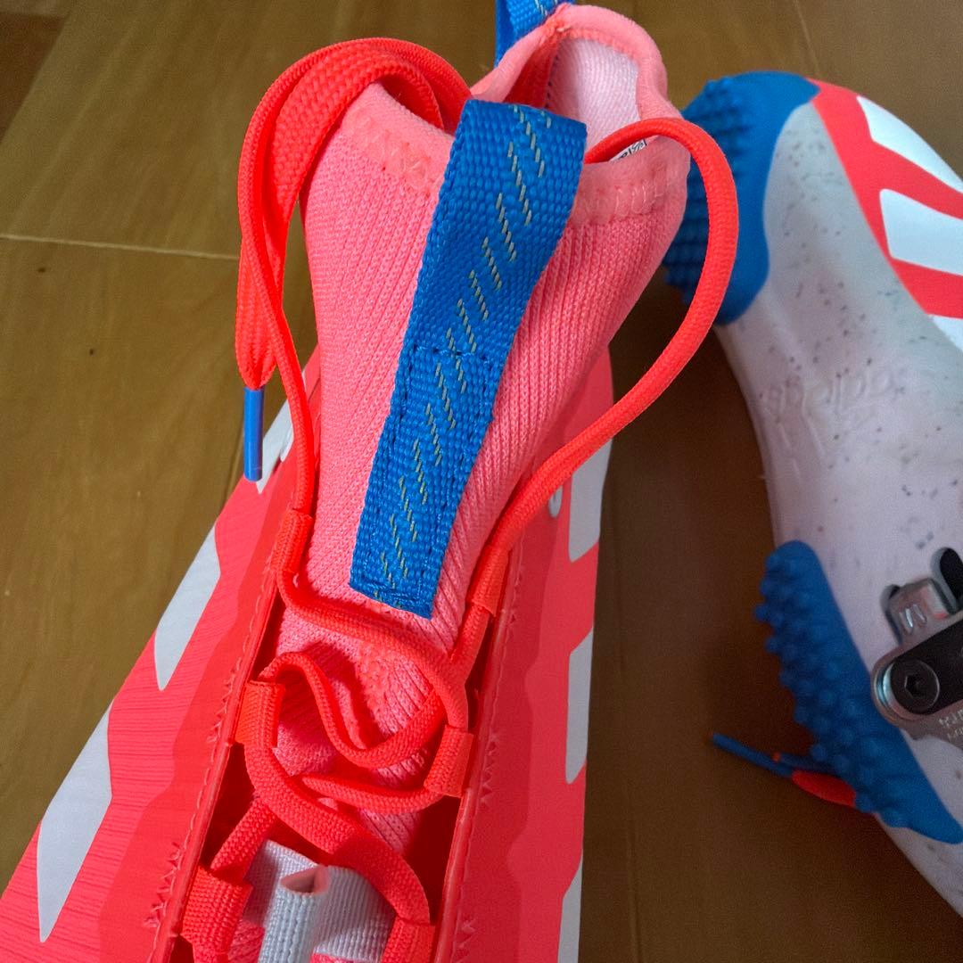 adidas ピンク ロードバイクハイカットシューズサイズ26.5