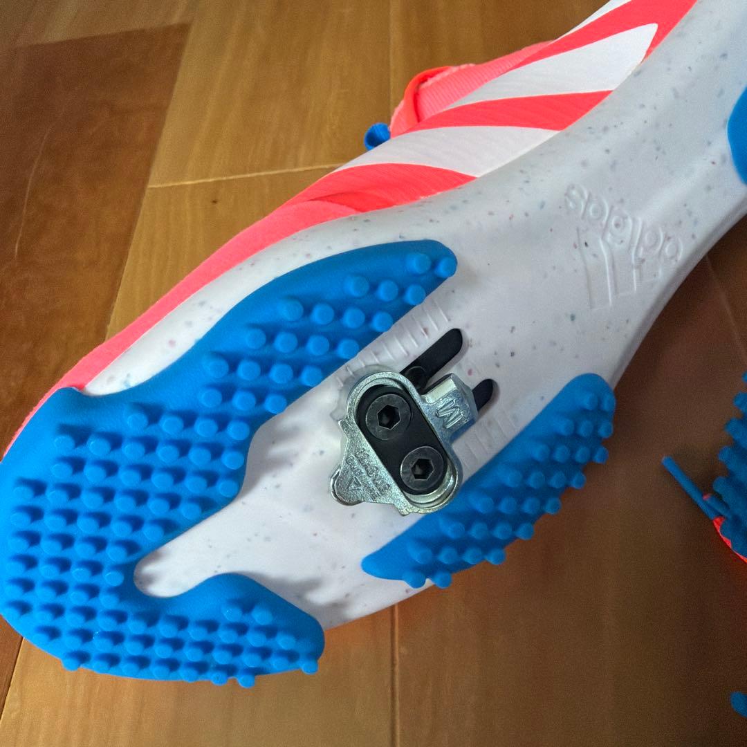 adidas ピンク ロードバイクハイカットシューズサイズ26.5