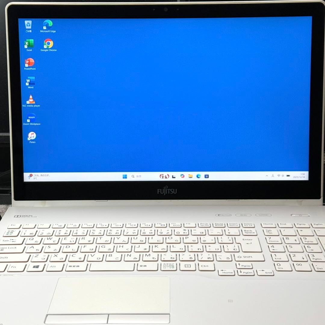 超美品 富士通ノートパソコン i7 タッチパネル 16GB 新品SSD1TB