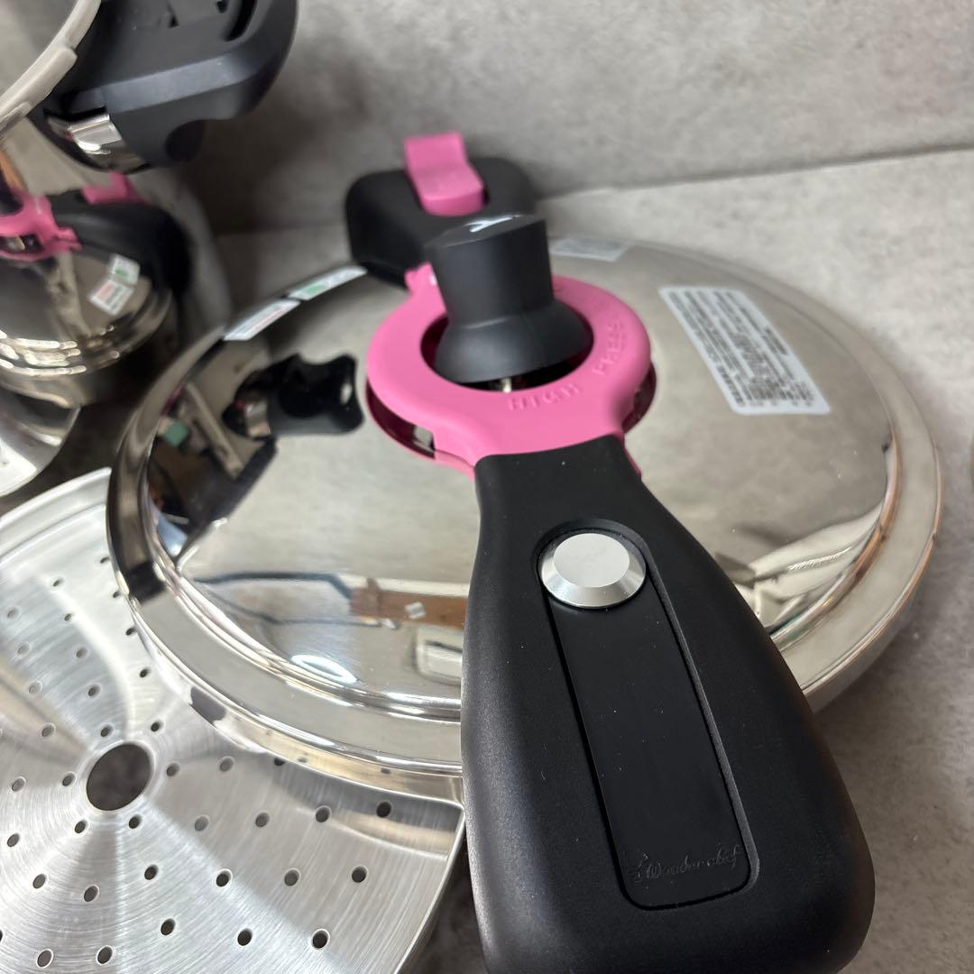 【新品未使用】ワンダーシェフ 魔法のクイック料理 圧力鍋 5.5L AQDA55