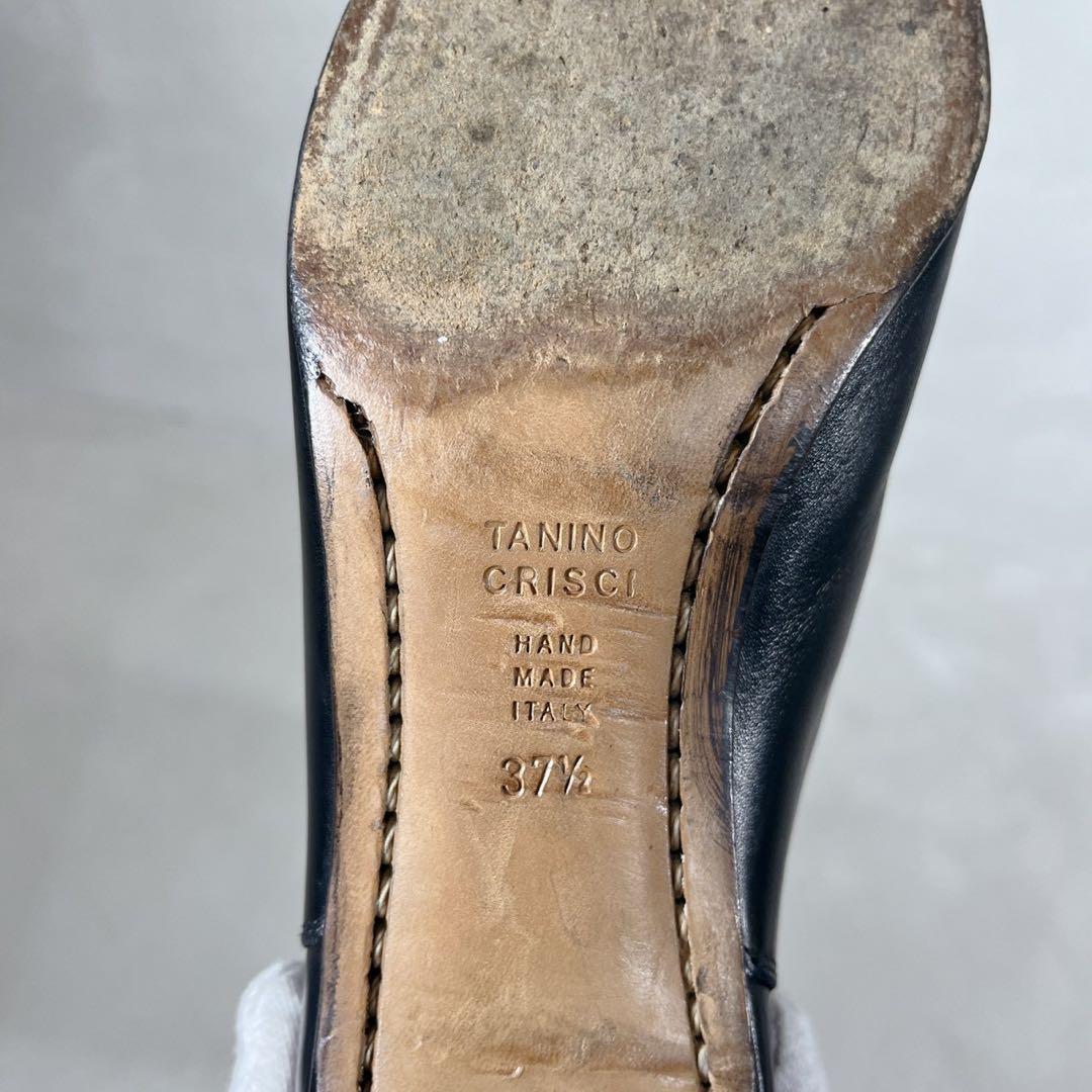 美品✨タニノクリスチー ベルト ロングブーツ ジョッキーブーツ 黒 EU37.5