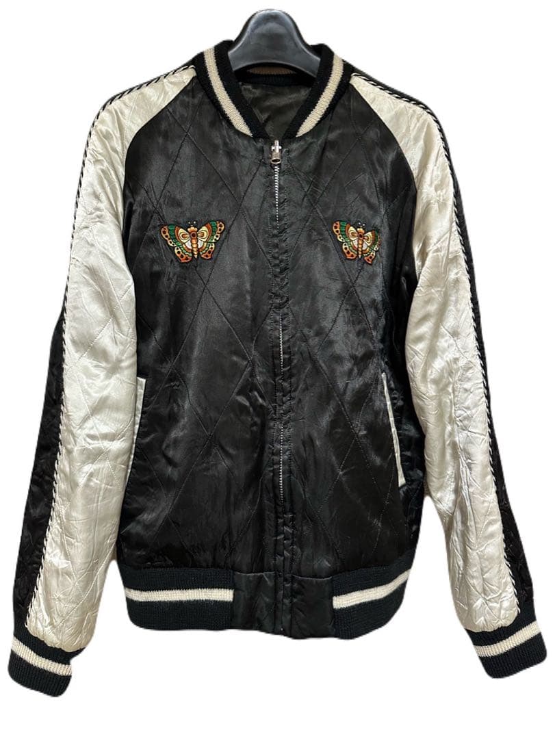 90年代　オゾンロックス　リバーシブルスカジャン　S