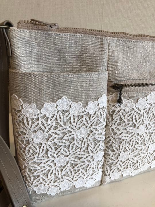 ショルダーバック　リネン　Ⅳ　少し小さ目