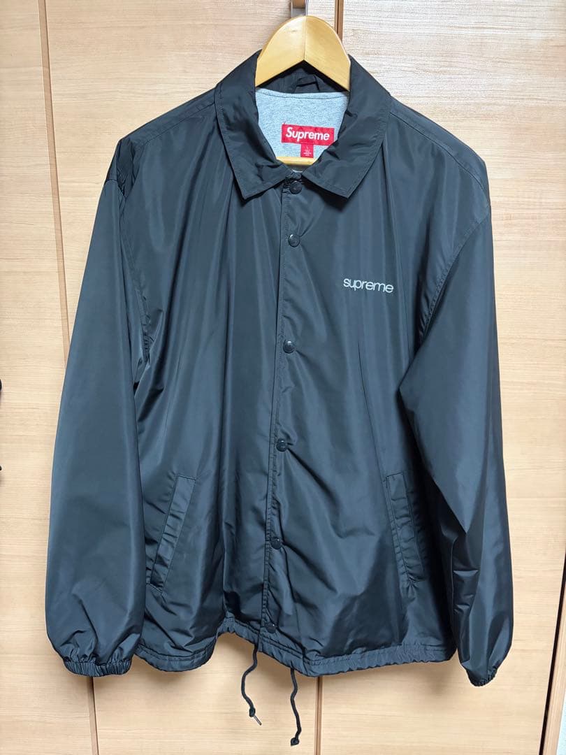 23fw supreme NYC Coaches Jacket L 黒