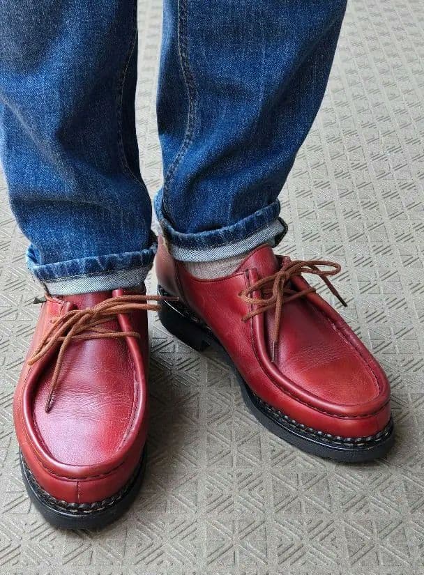 【美品】Paraboot MICHAEL　ミカエル　赤茶　40.5