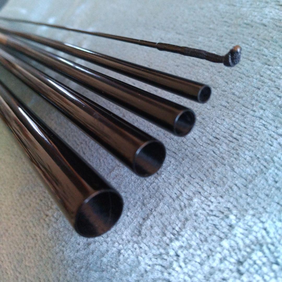 ★ヘラ竿【ジャンク品/実釣OK】★2本セット　朱紋峰先ぬけ15尺/品名不詳12尺