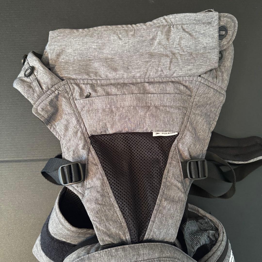 【美品】POLBAN PRIME ヒップシート 最上位モデル グレー