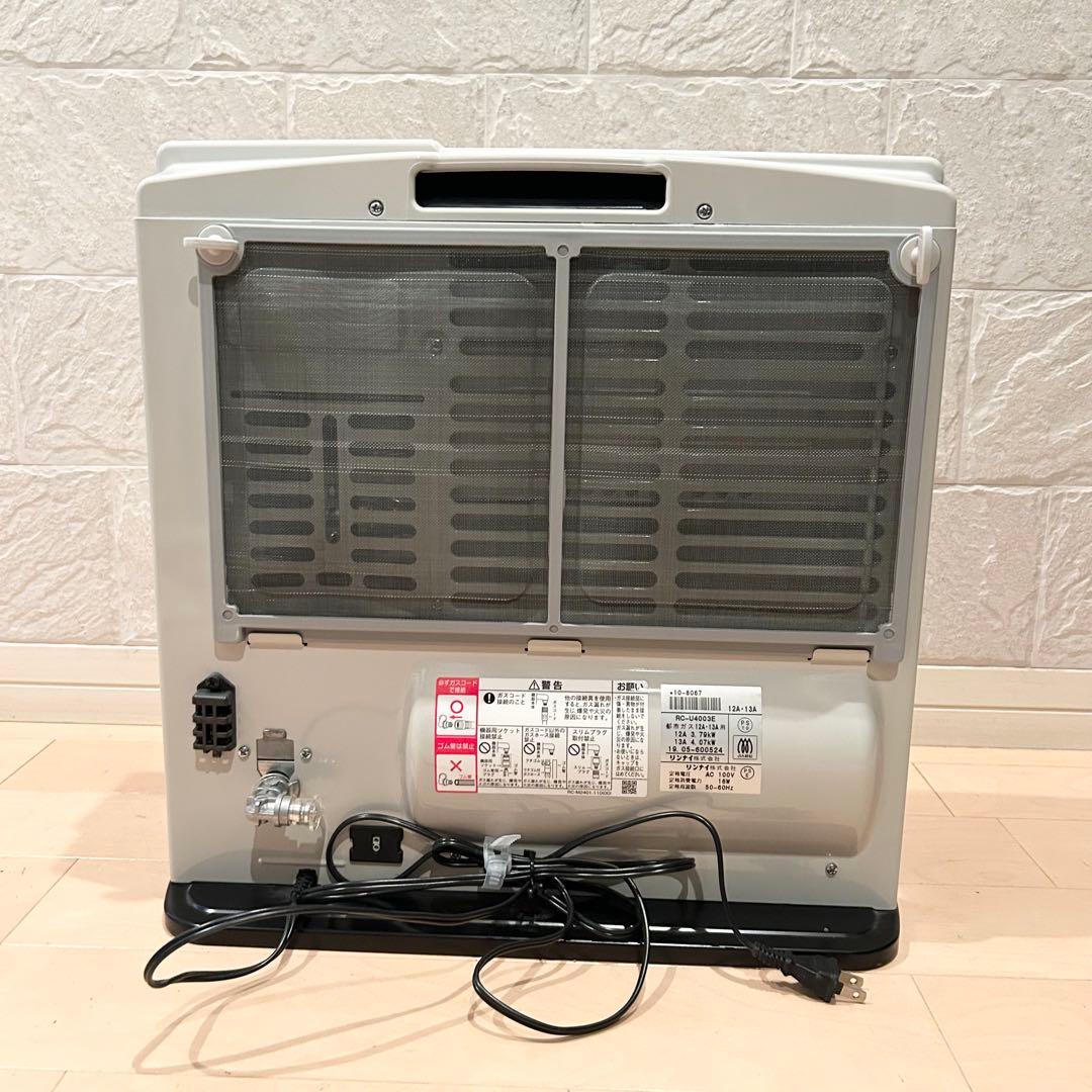 極美品 リンナイ RC-U4003E 都市ガス ガスファンヒーター