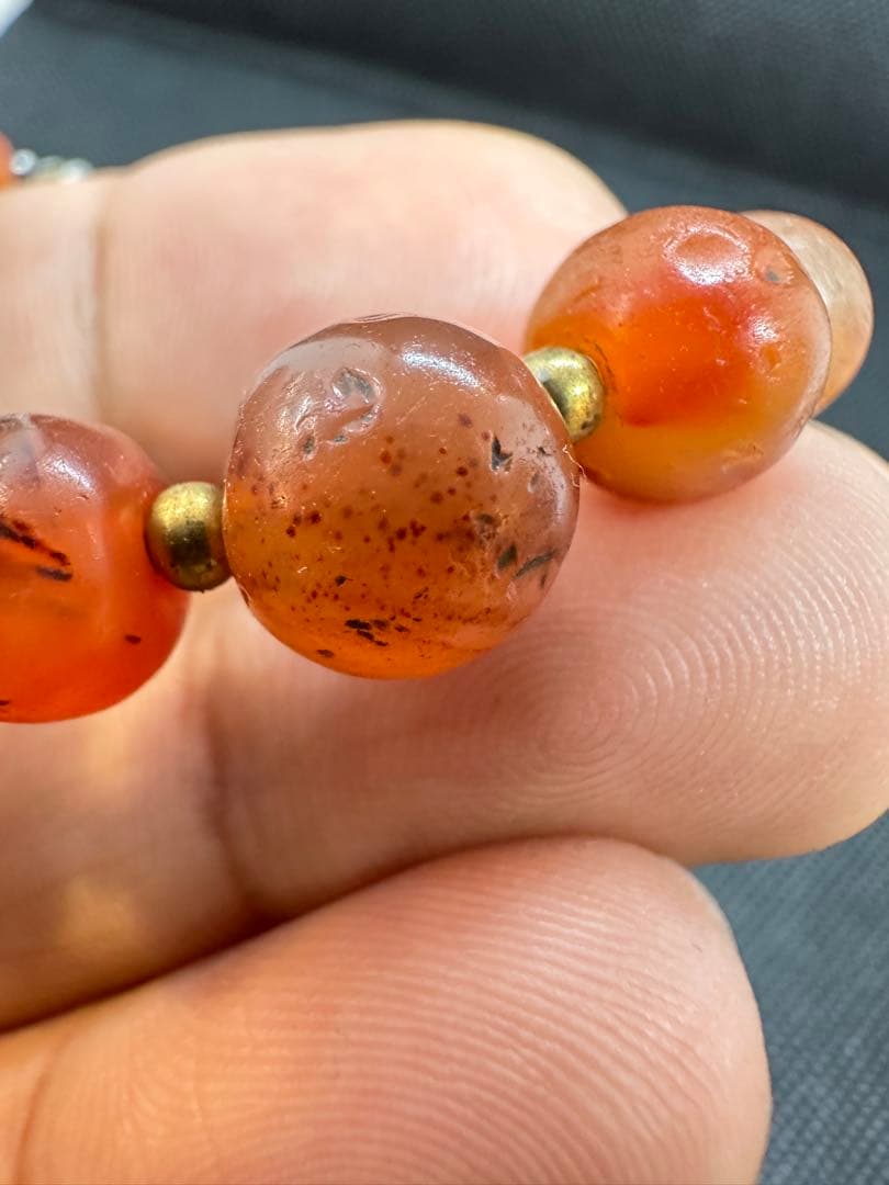 アンティークカーネリアンビーズ