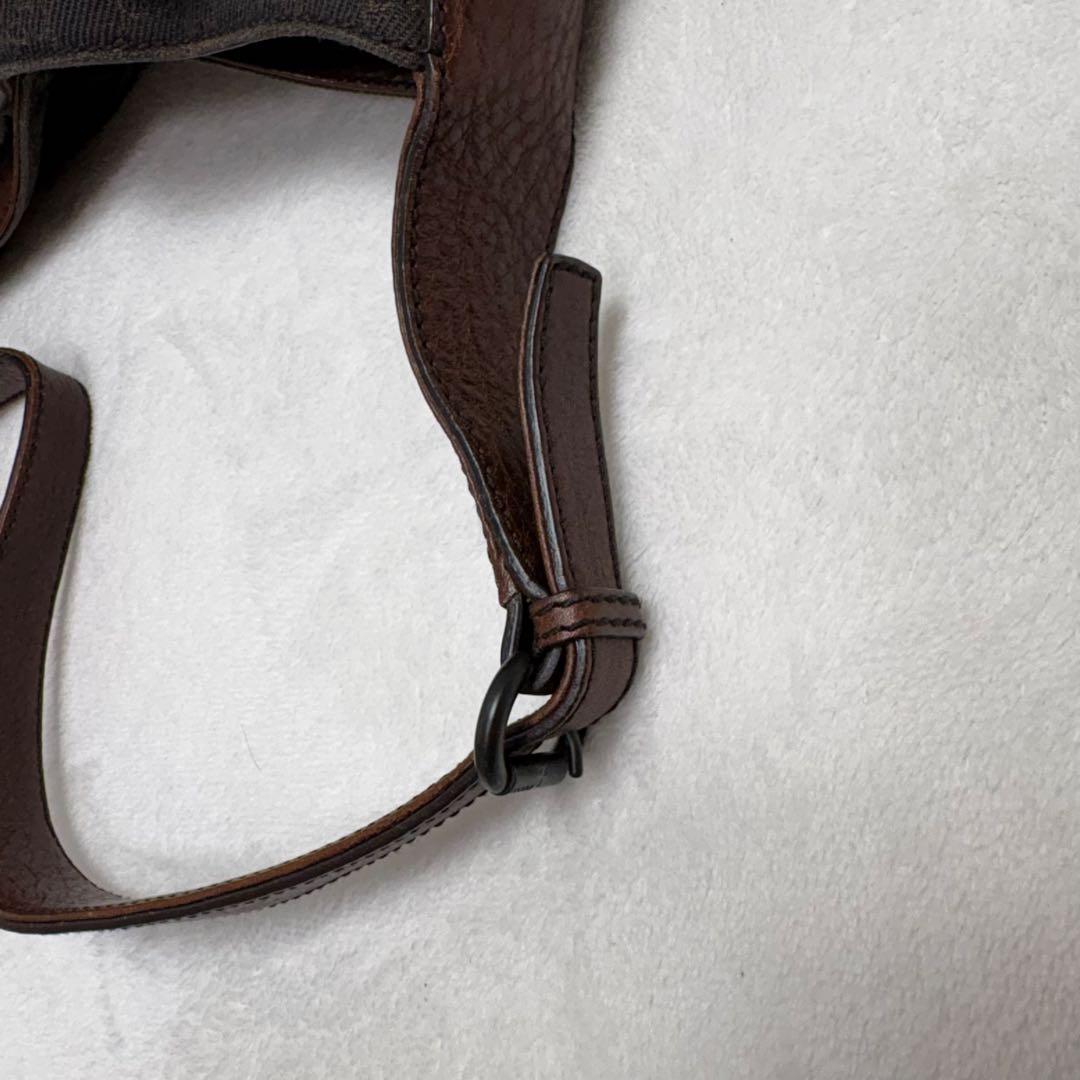 グッチ ワンショルダー ハンドバッグ GGキャンバス レザー ホースビット