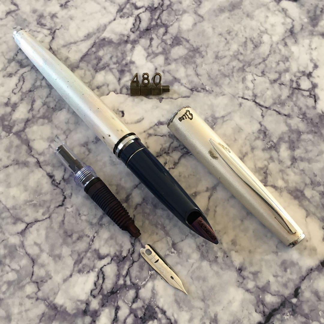 #480 パイロット PILOT エリート Elite silver 18k