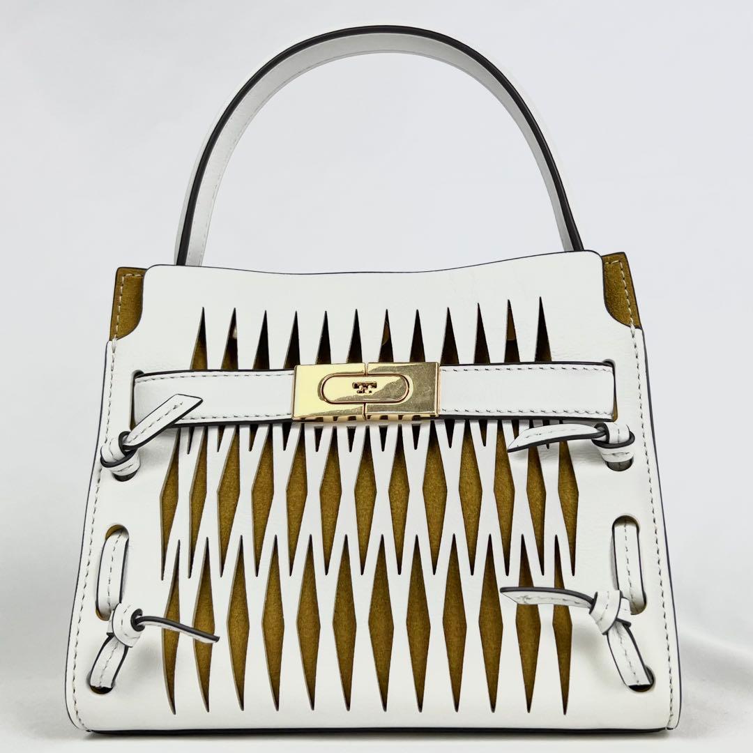 トリーバーチ Leeラジウィル 2way カットワーク ショルダーバッグ