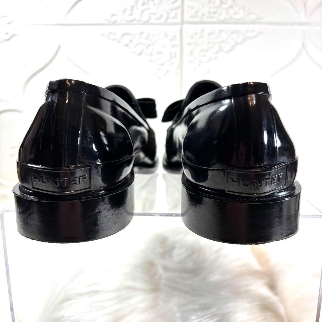 新品HUNTERハンター リファインドボウグロス ペニーローファー 完全防水
