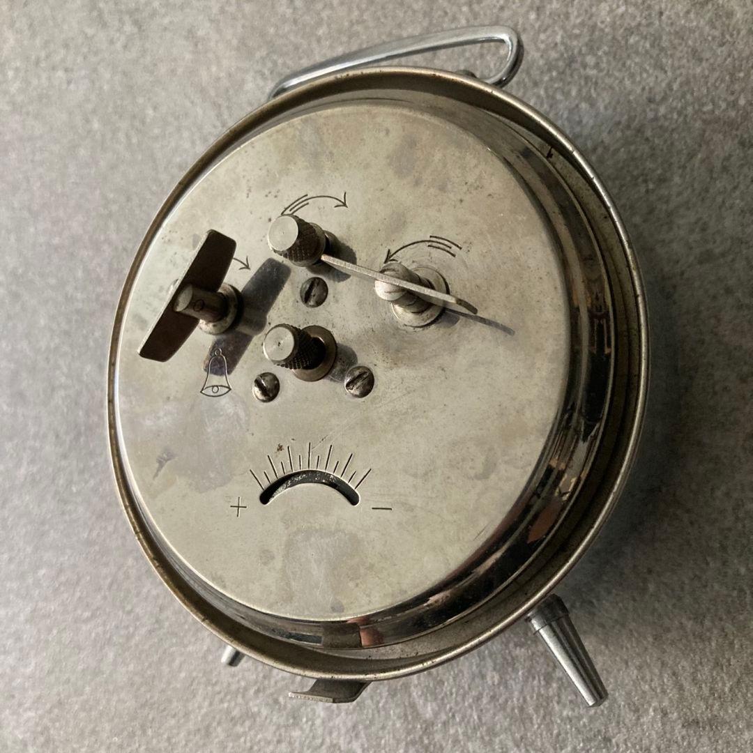 SEIKO 精工舎 アンティーク 置き時計 ニューコロナ クローム 夜光