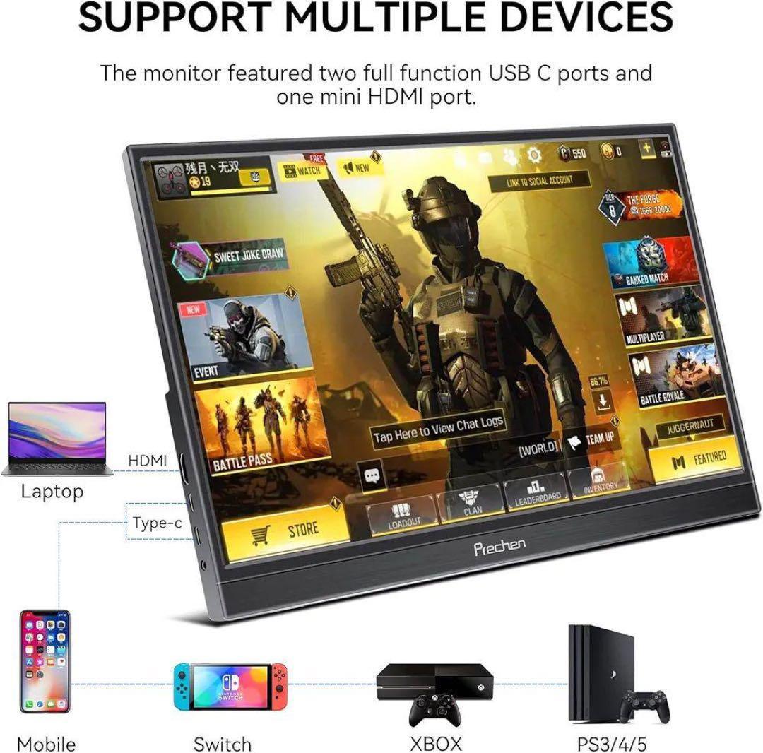 ⭐️Prechen モバイルモニター 15.6インチ ポータブルモニター