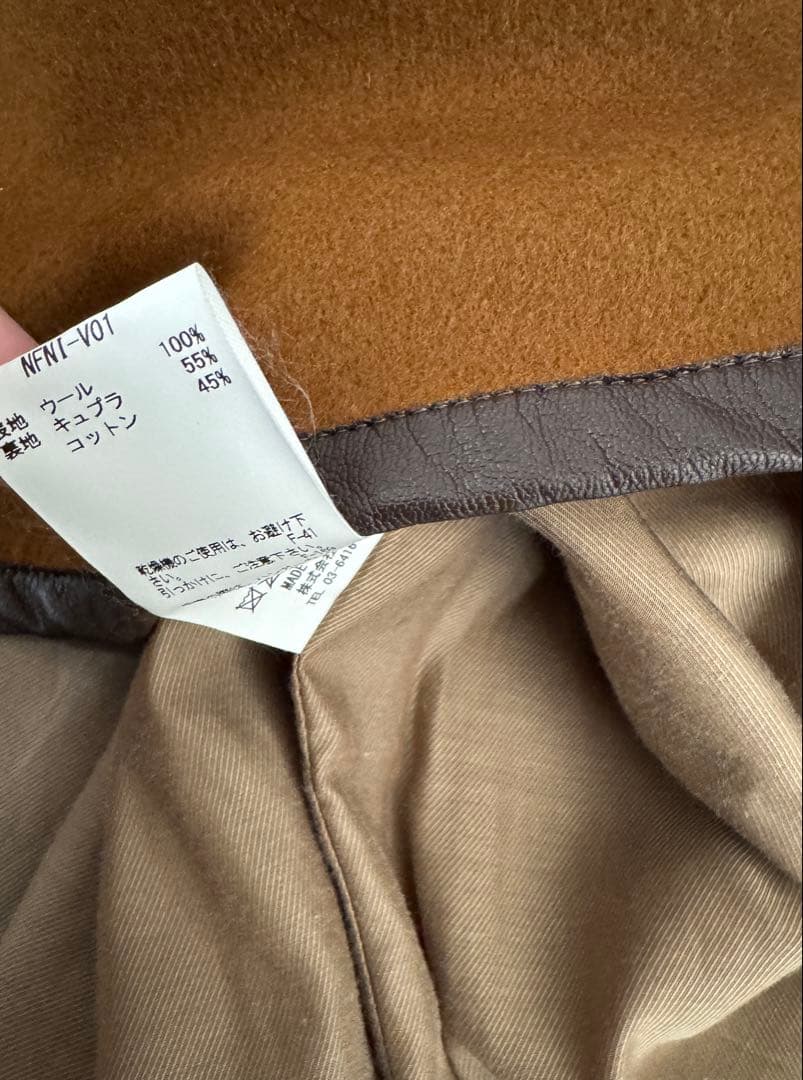 THE NERDYSブラウン ベストMELTON Over Vest Brown