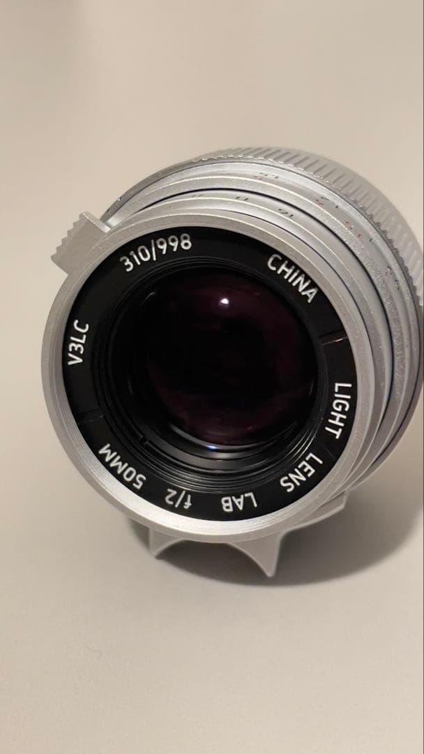 Light lens lab 50mm F2 周エルカン ライカM用 シルバー