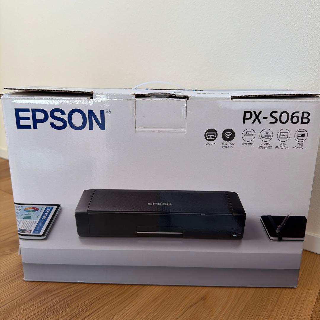 エプソン モバイルプリンター PX-S06B ブラック
