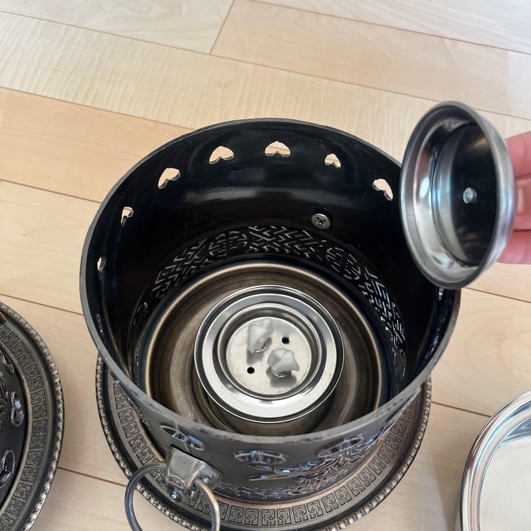 【売り切りたい為！】 アウトドア鍋　家庭用 一人鍋 ２つ