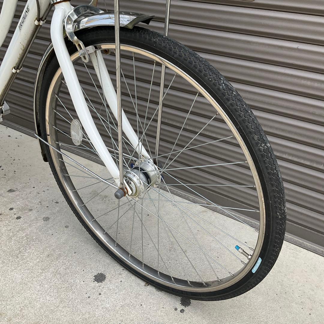 【前橋市内引渡】ママチャリ 26インチ自転車 6段変速/カゴ/鍵/ライトなし