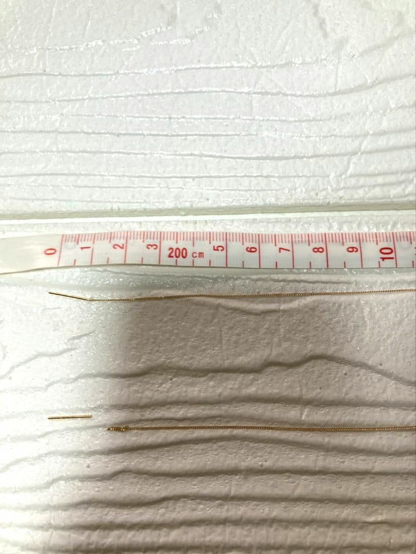 本日のみお値下げ K18 あこや チェーン ピアス