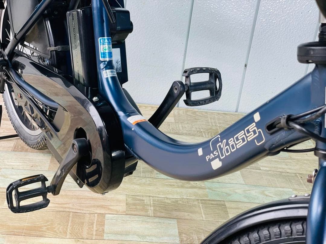 2527❼ヤマハ8.7アンペア3人乗り対応20インチ子供乗せ　電動アシスト自転車