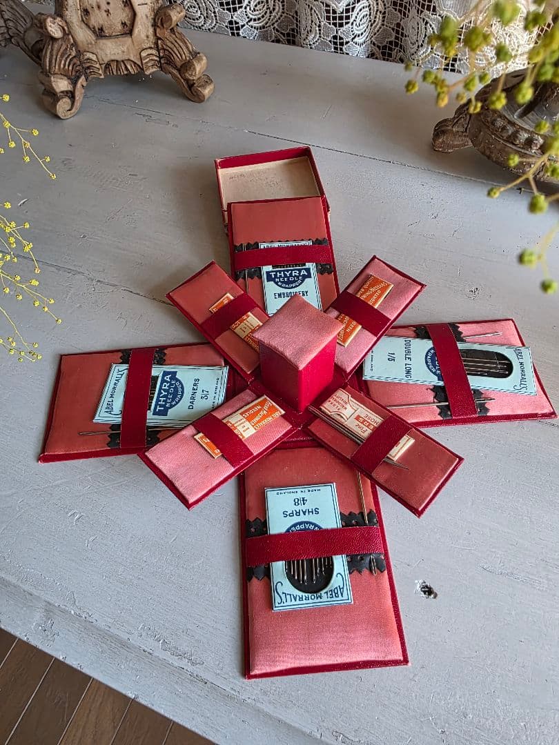 イギリスアンティーク ビンテージ 収納型メルスリーボックス