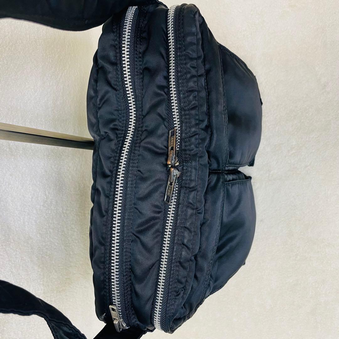 PORTER ポーター タンカー ショルダーバッグ 二層 黒 L