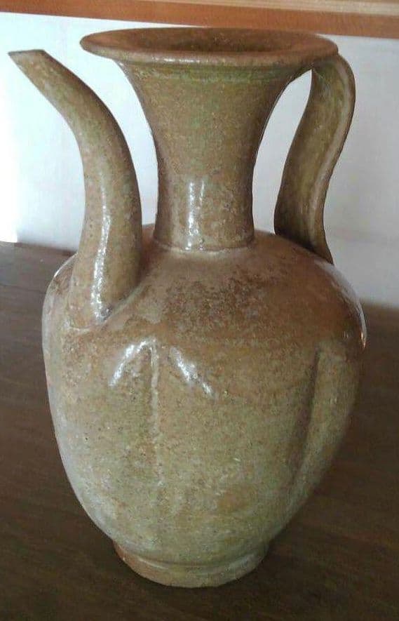 古越州窯青磁酒注　中国五代十国北宋時代