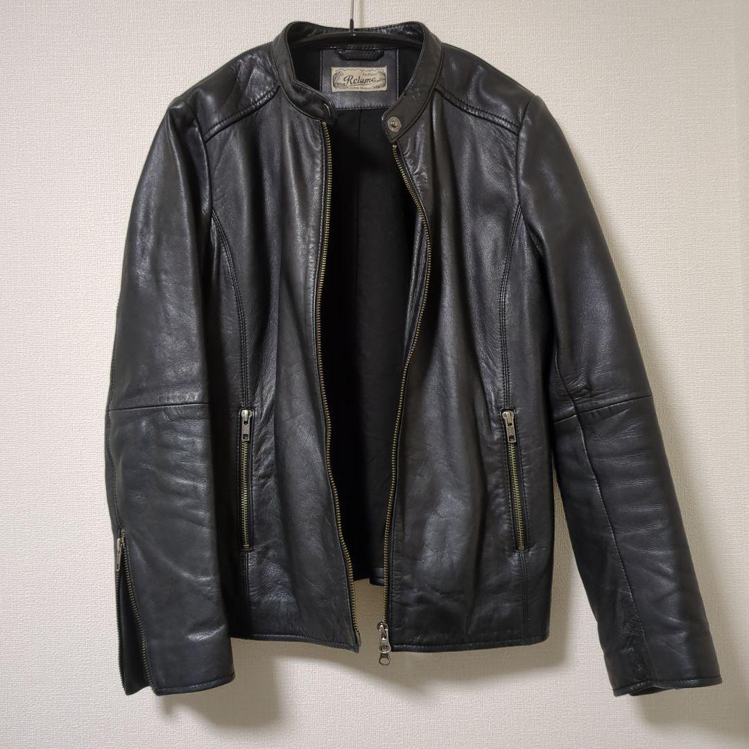 美品 ジャーナルスタンダード シングルライダース ラムレザー ジャケット 38