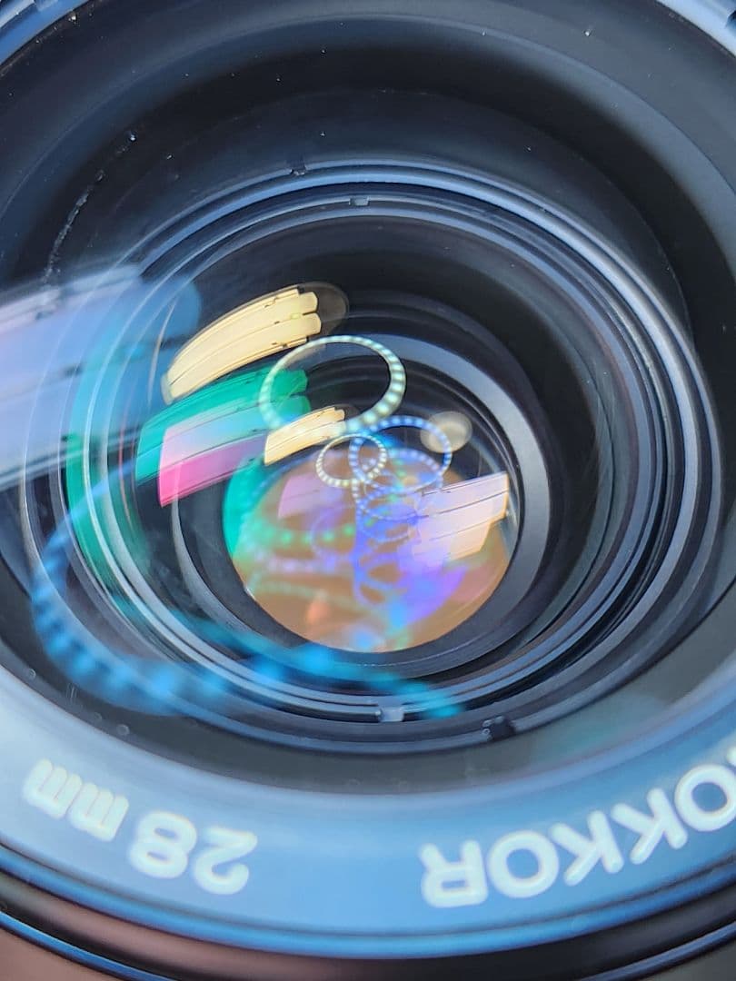 Minolta MD W.ROKKOR 28mm f2 レンズ