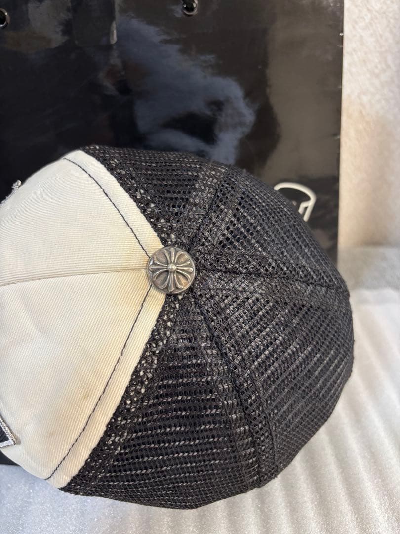 【確実正規品】クロムハーツキャップ　ジャパンタグ　ホワイト　中古品