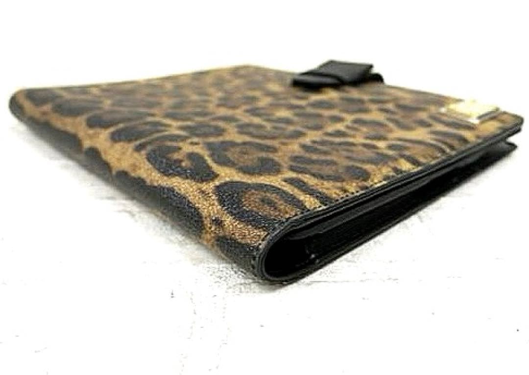新品未使用保管品Dolce&GabbanaレオパードPVC✖️本革タブレットケース