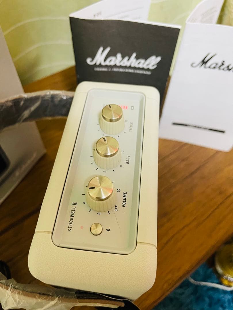 Marshall Stockwell II ワイヤレススピーカー ホワイト