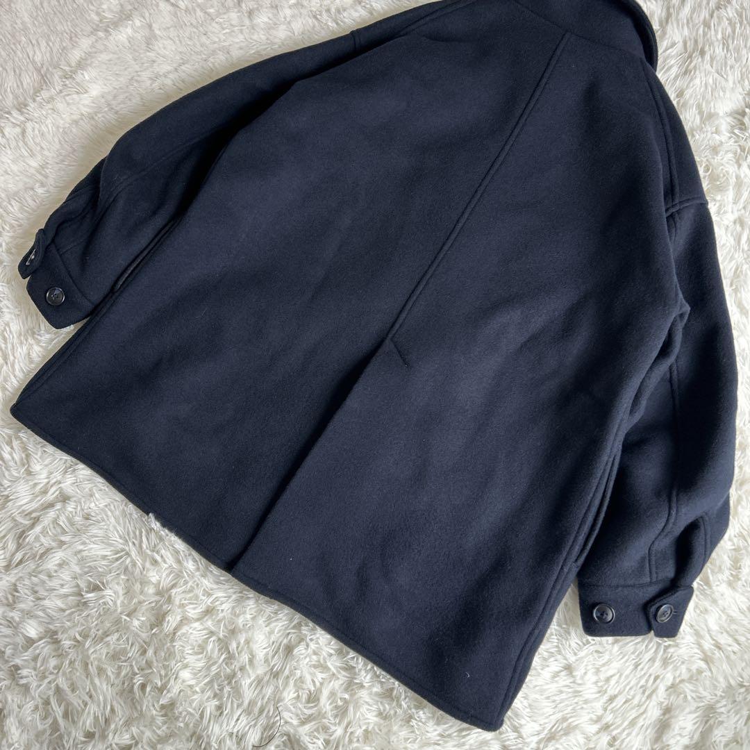 ✨美品✨ ビアズリー ウールビッグショートコート 2WAY 近年 23AW