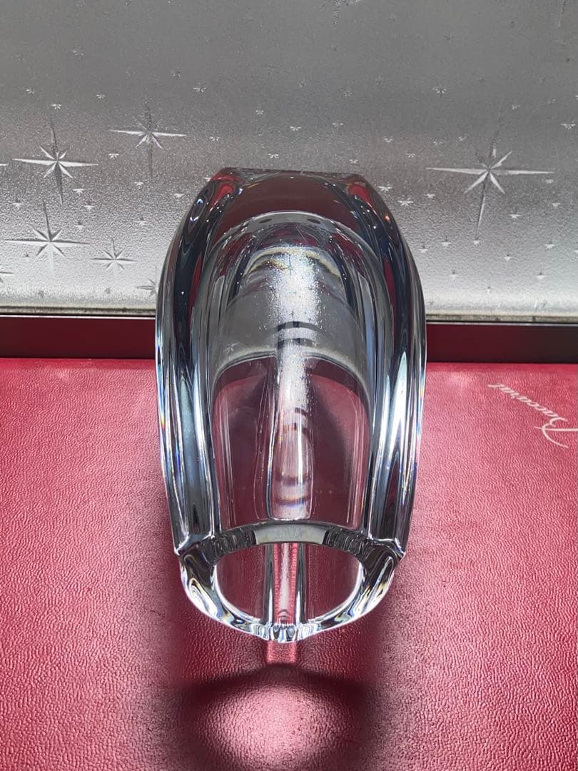 バカラ ブードンドール　重厚作品　花瓶　フラワーベース