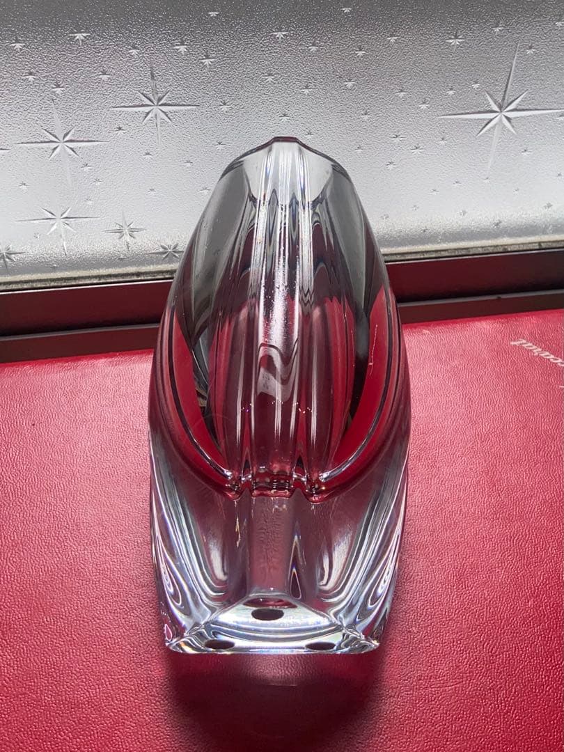 バカラ ブードンドール　重厚作品　花瓶　フラワーベース