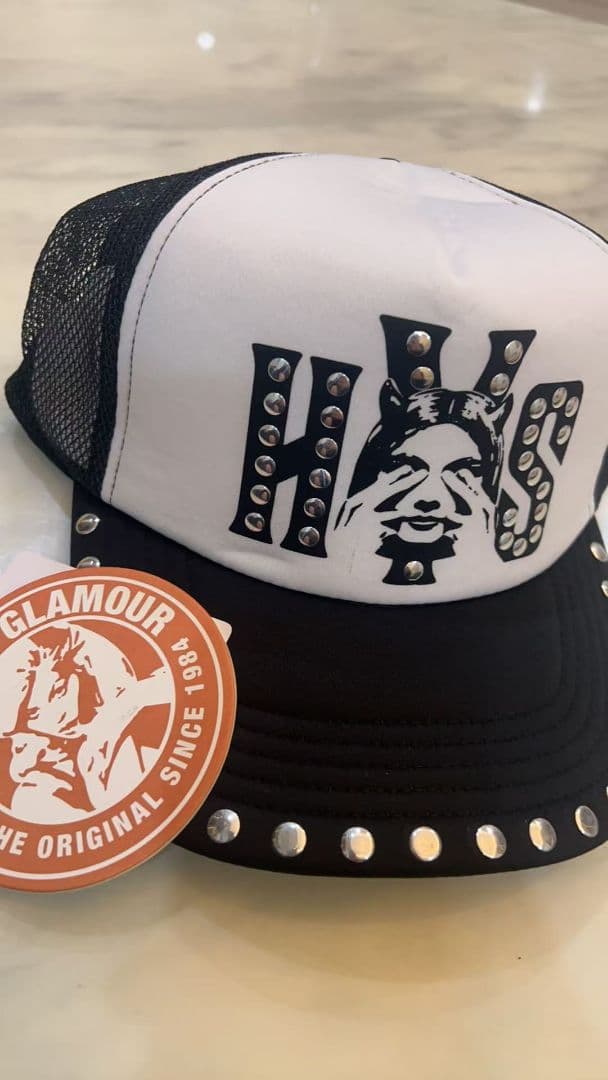 【新品未使用】ヒステリックグラマー　スタッズメッシュキャップ #008