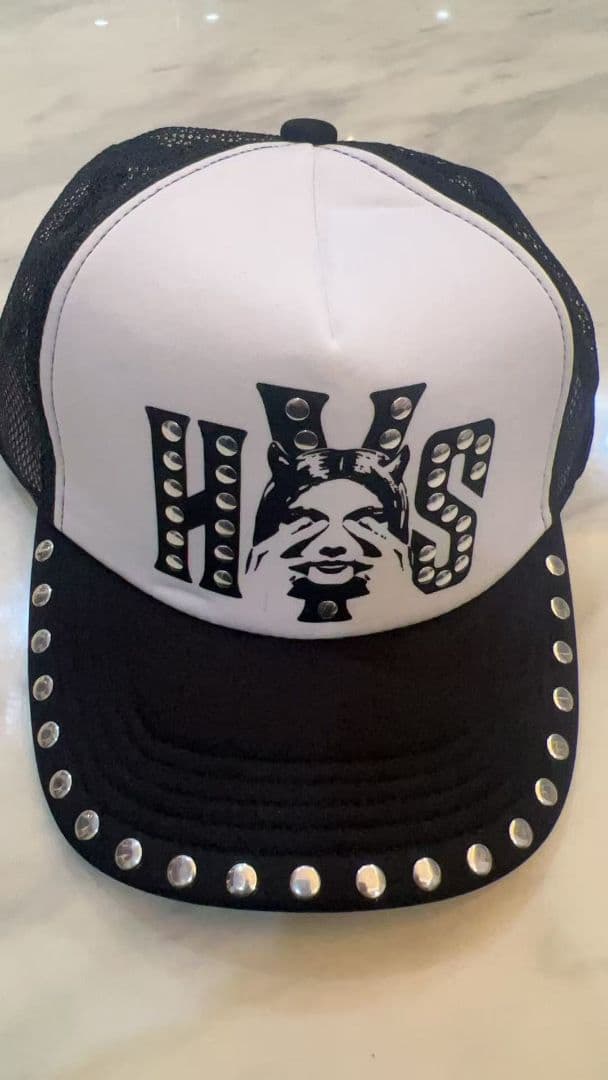 【新品未使用】ヒステリックグラマー　スタッズメッシュキャップ #008
