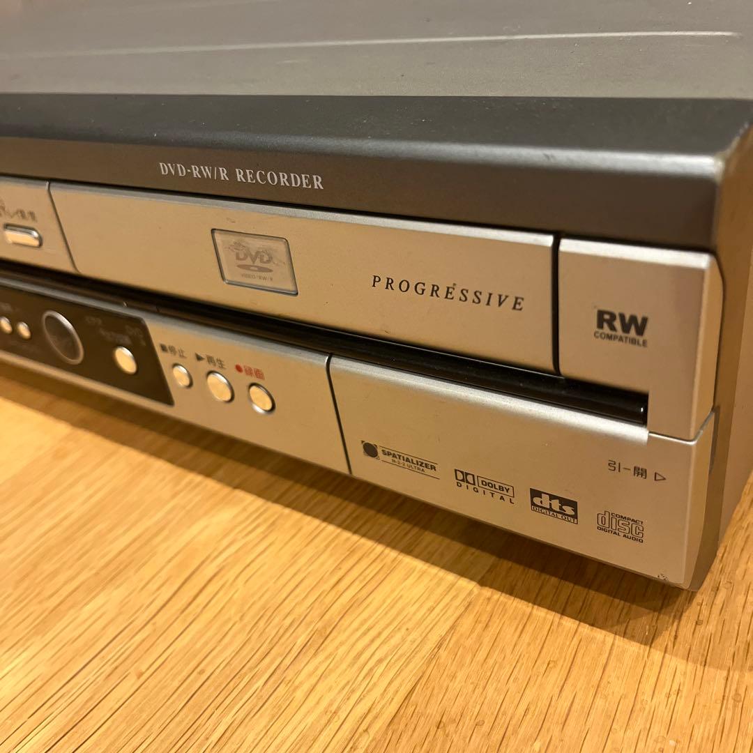 シャープ　VHS➕DVD Wデッキ　SHARP