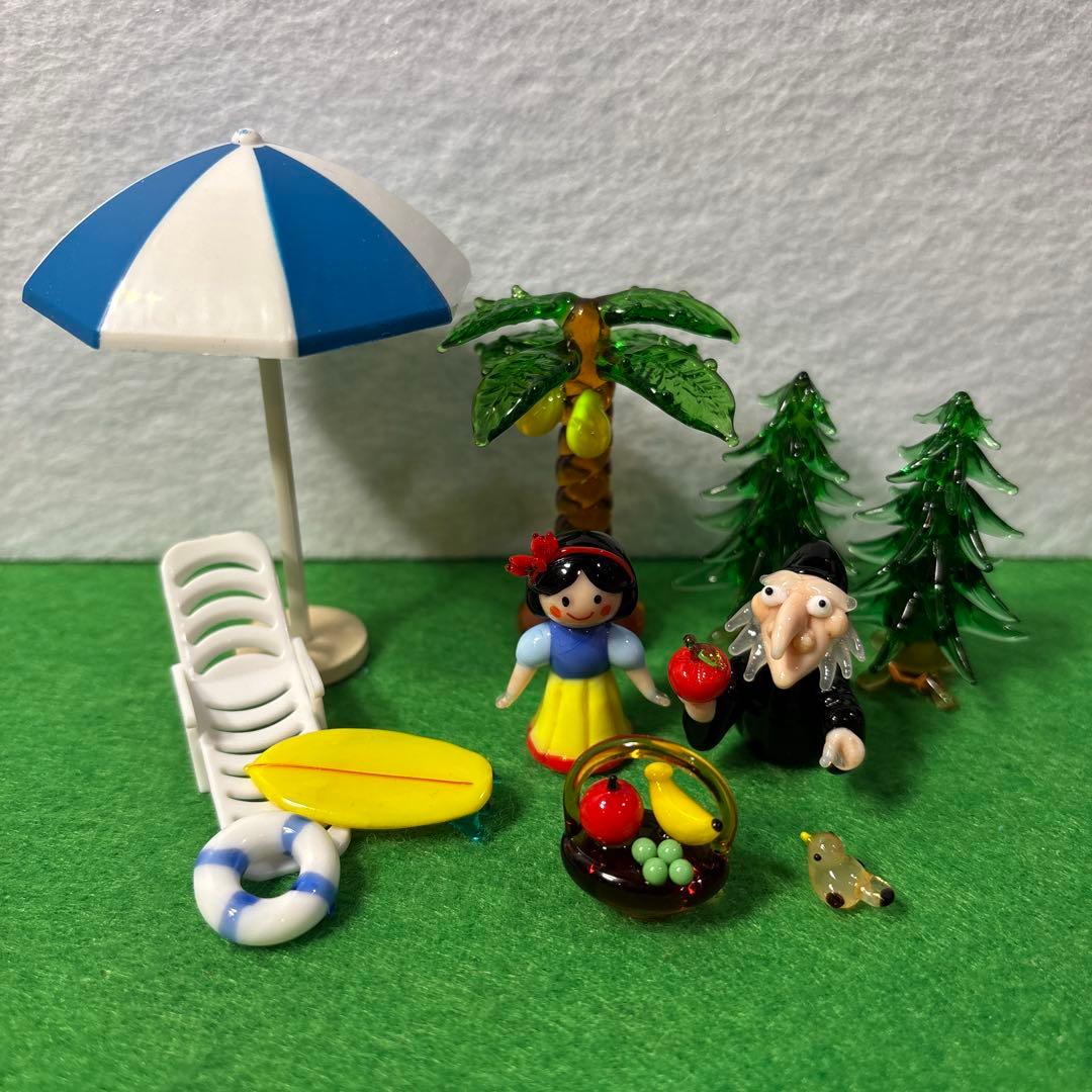 ひとひと　ガラス細工　ミニチュア