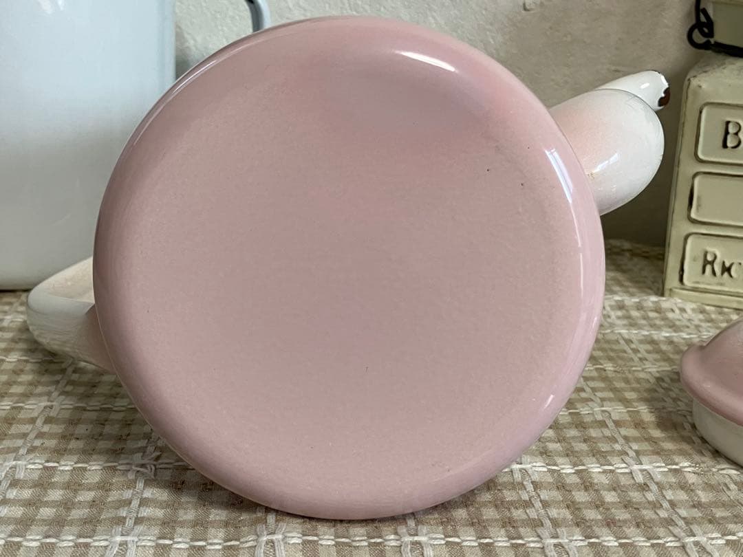 ② 協和工業 KYOWA 日本製 ホーローポット スカーレットローズ